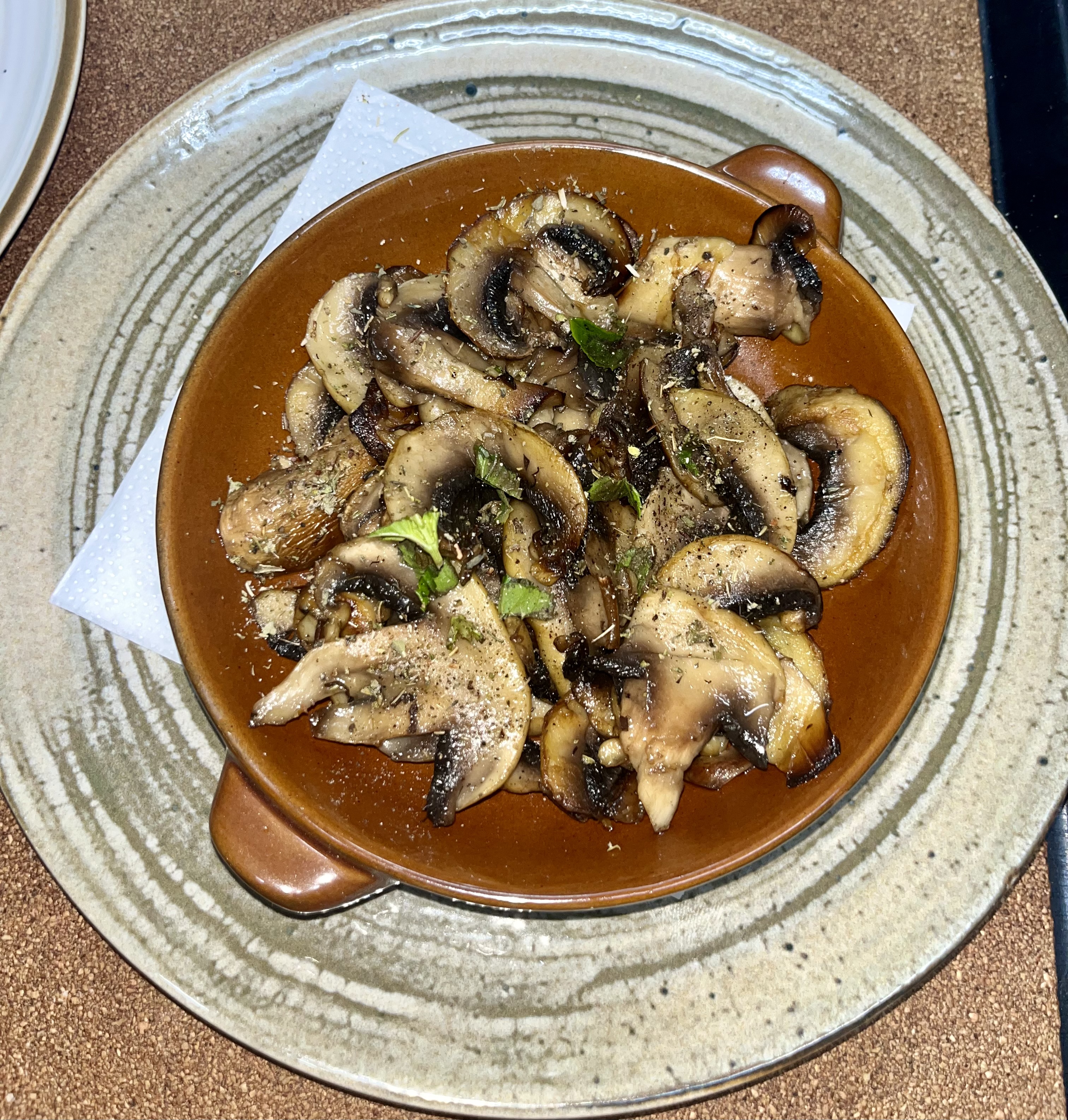 Garlic Mushrooms
